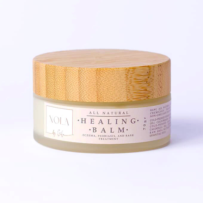 Nola By Gala Healing balm Eczema, Psoriasis, And Rash Treatment_ORGANIC_RAW_CRUELTY-FREE_PARABEN-FREE_NON-GMO_CHEMICALS FREE_ALL-NATURAL